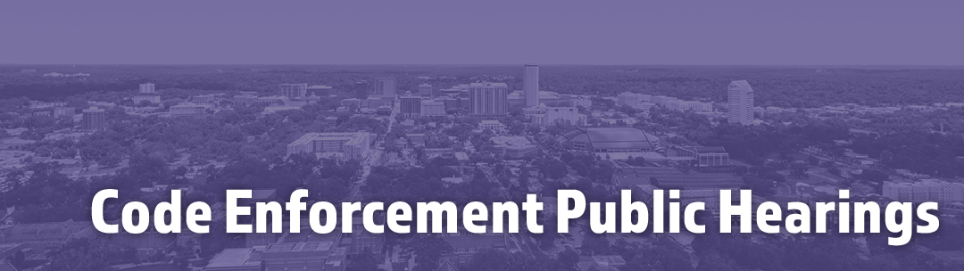 Code Enforcement Public Hearings