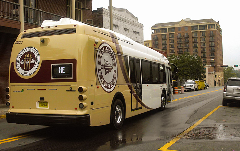 One of StarMetro's fully electric buses.